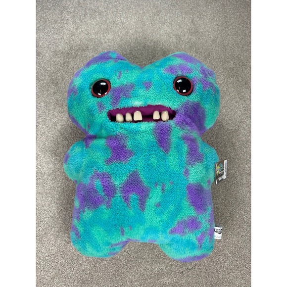 Fuggler Funny Ugly Monster Plush Tie Dye Big Fug Stuffed Animal Toy‎ Big Teeth - Picture 1 of 8